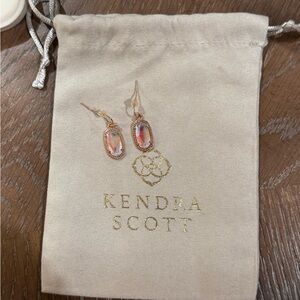 Kendra Scott Rose Gold Lee Drop Earrings